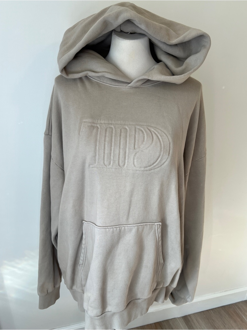 Taylor Swift The Tortured Poets Department Beige Hoodie 2XL TTPD swiftie